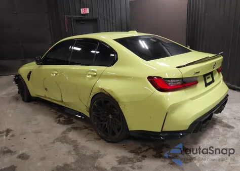 2024 BMW M3 Competition xDrive z USA, uszkodzony, nr VIN WBS43AY01RFR78707